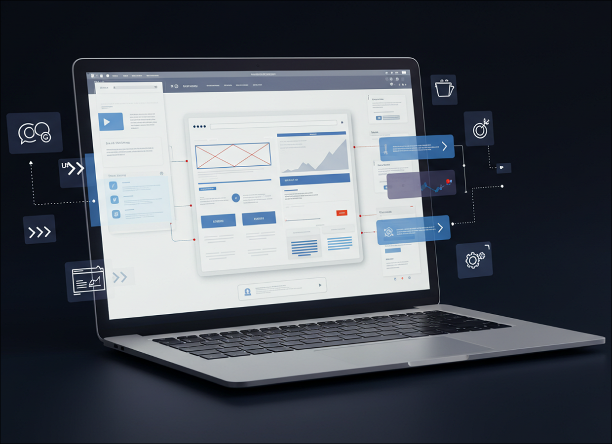 إنشاء المواقع