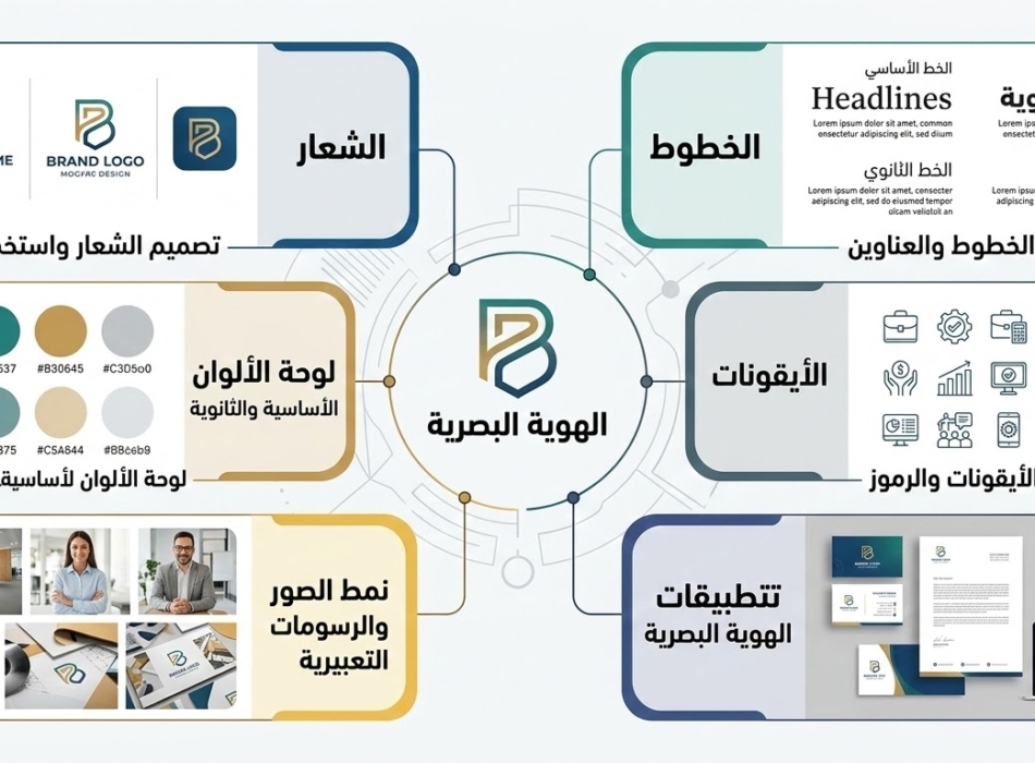 عناصر الهوية البصرية